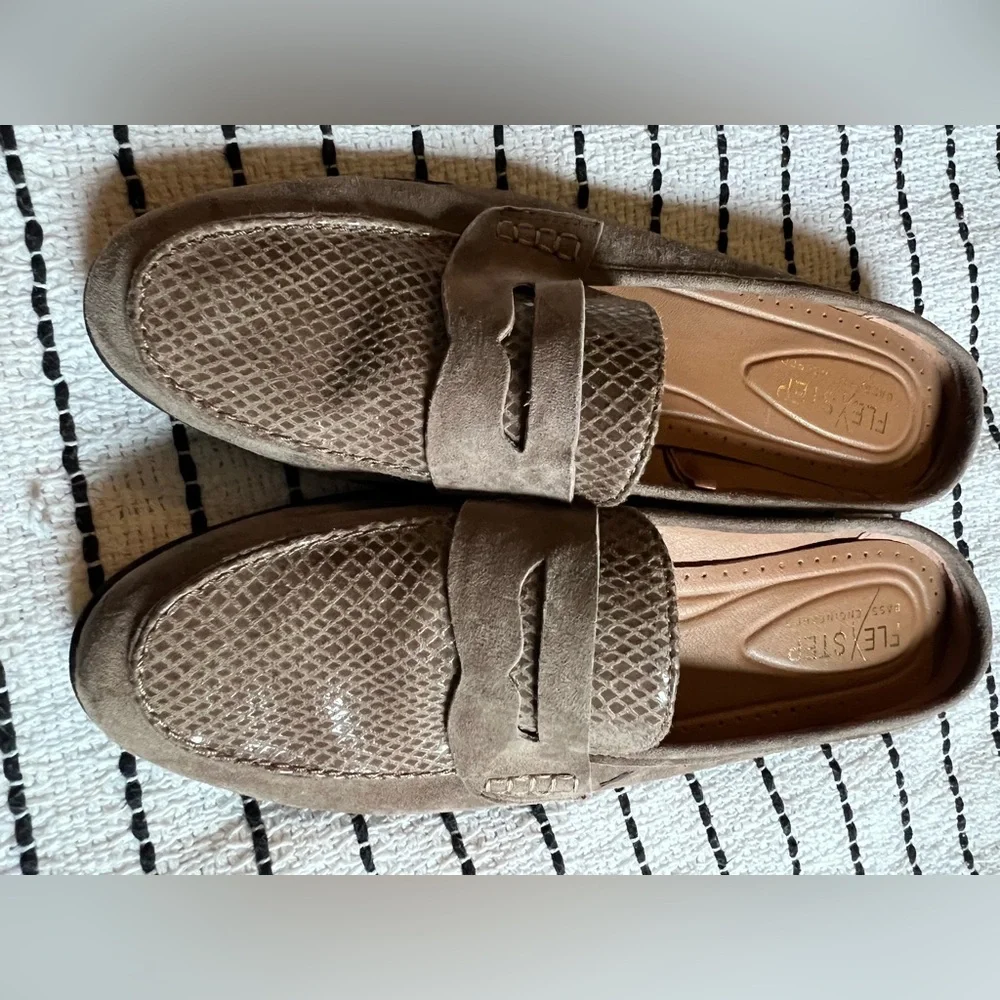 Bass Flex step Nicole Leather Mule / Loafers, size 8 - Picture 9 of 11